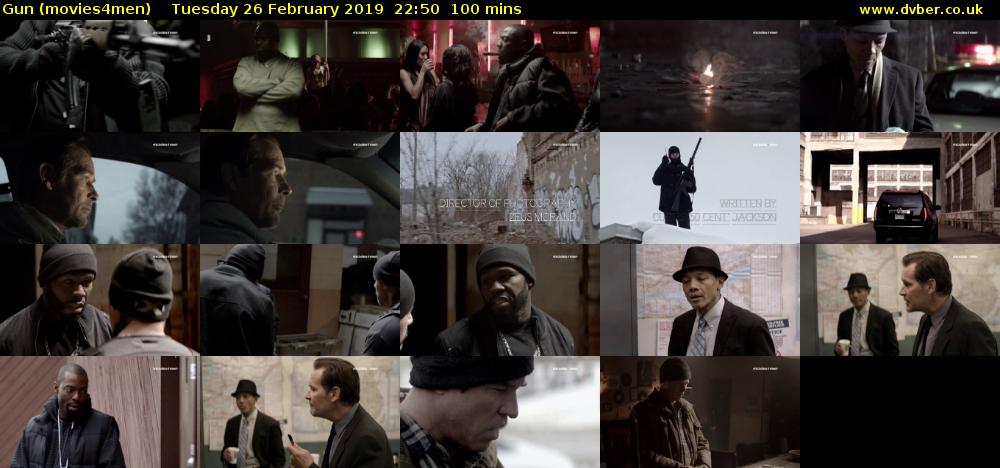Gun (movies4men) Tuesday 26 February 2019 22:50 - 00:30