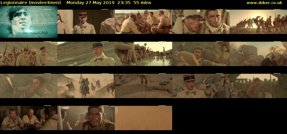 Legionnaire (movies4men) Monday 27 May 2019 23:35 - 00:30