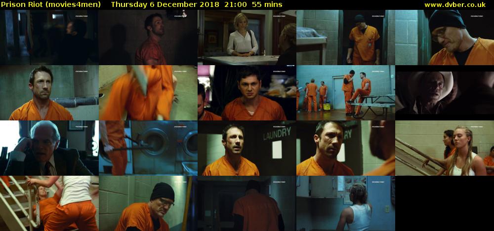 Prison Riot (movies4men) Thursday 6 December 2018 21:00 - 21:55
