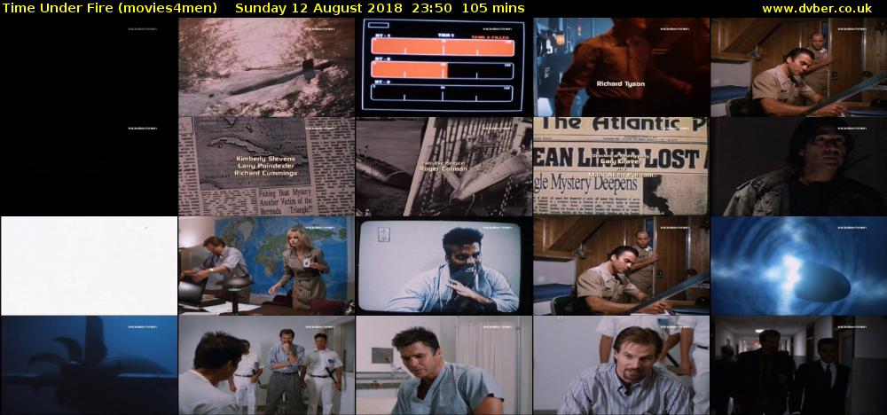 Time Under Fire (movies4men) Sunday 12 August 2018 23:50 - 01:35