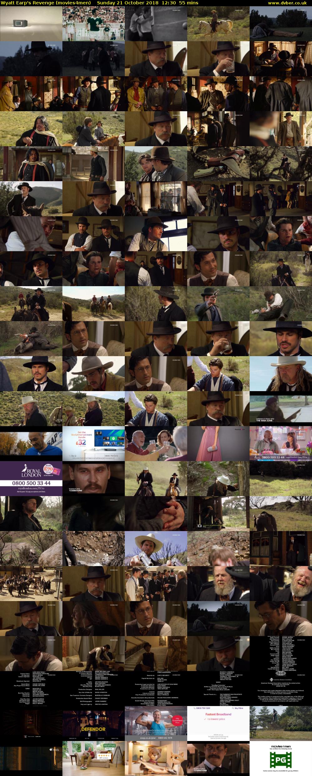 Wyatt Earp's Revenge (movies4men) Sunday 21 October 2018 12:30 - 13:25