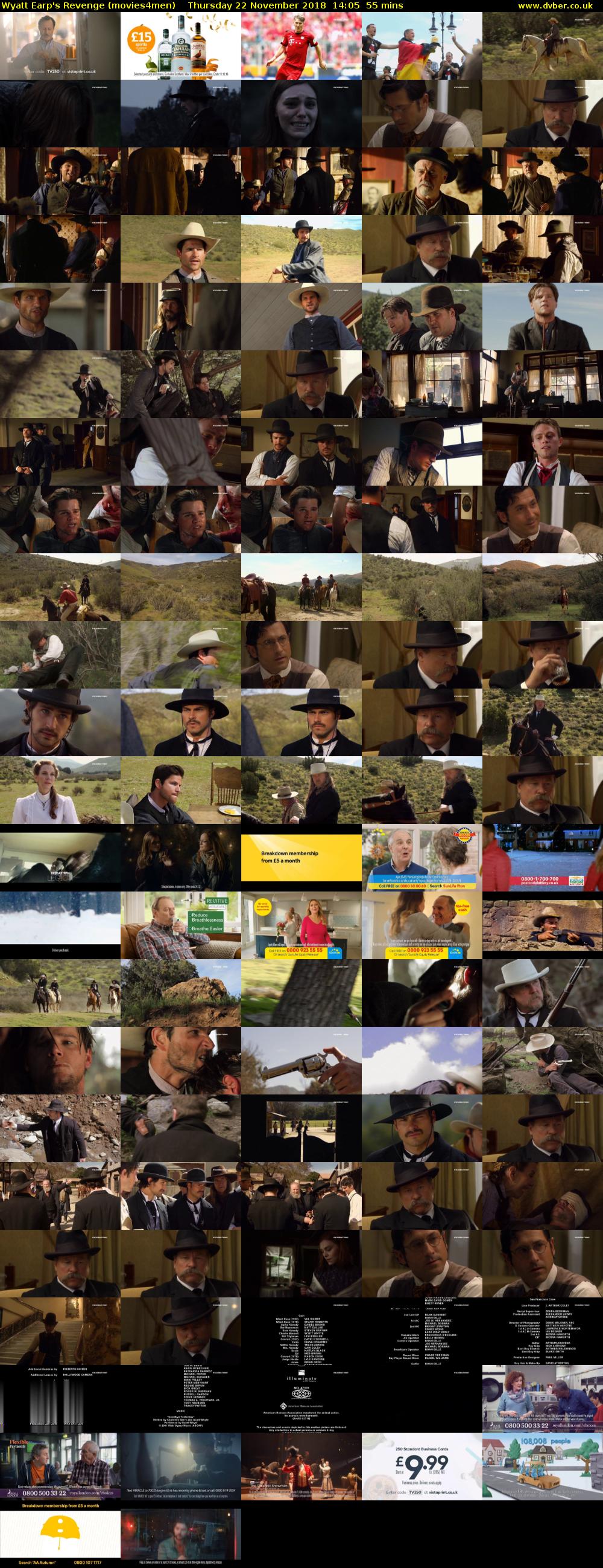 Wyatt Earp's Revenge (movies4men) Thursday 22 November 2018 14:05 - 15:00