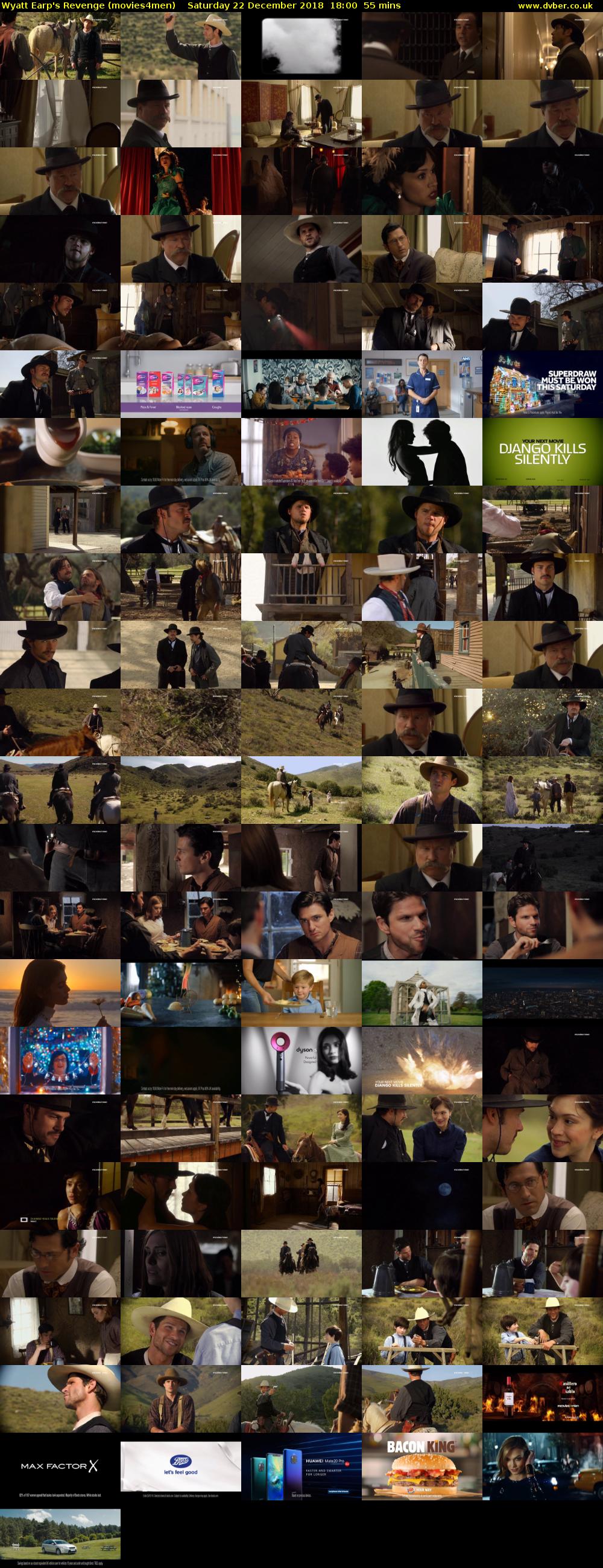 Wyatt Earp's Revenge (movies4men) Saturday 22 December 2018 18:00 - 18:55