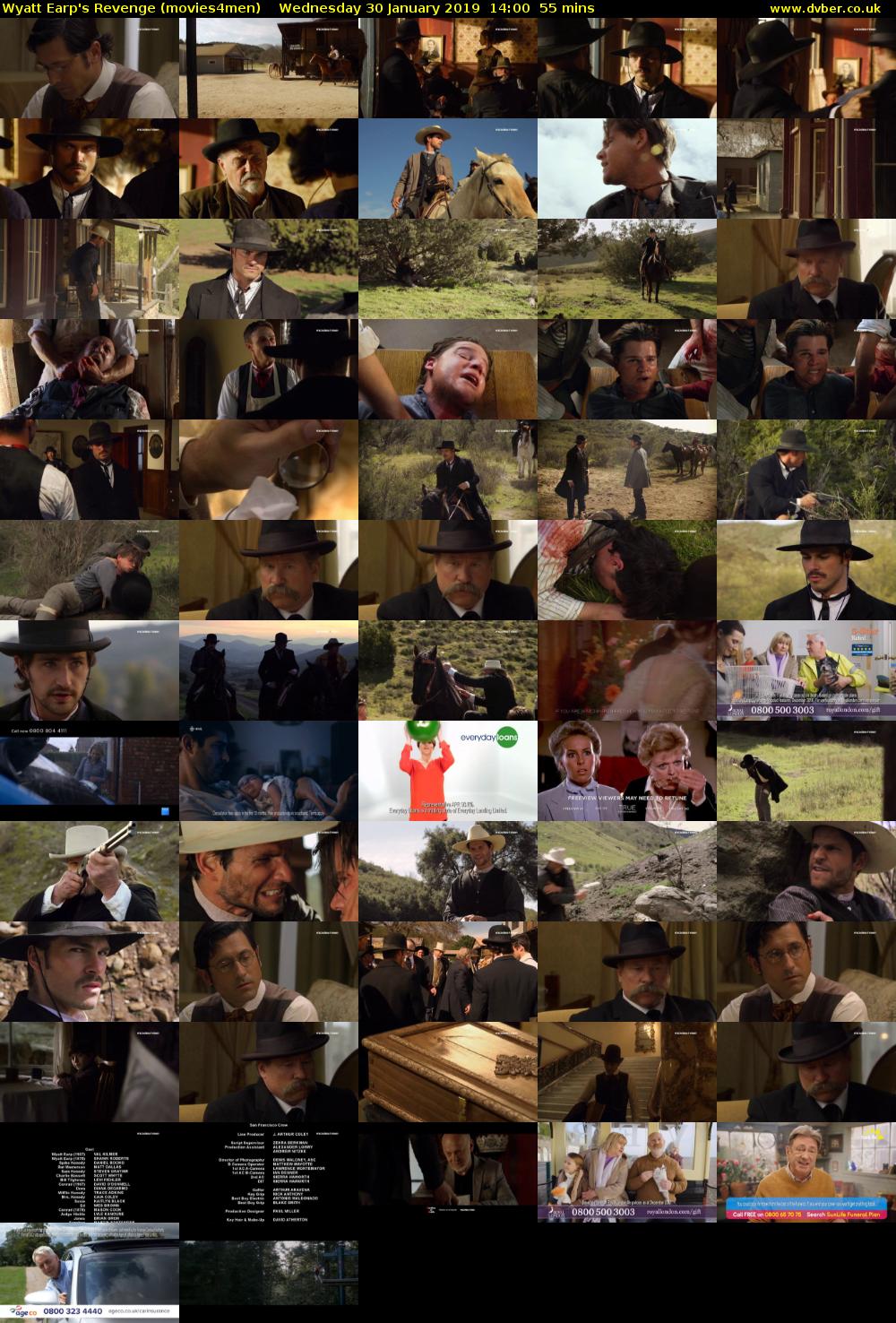Wyatt Earp's Revenge (movies4men) Wednesday 30 January 2019 14:00 - 14:55