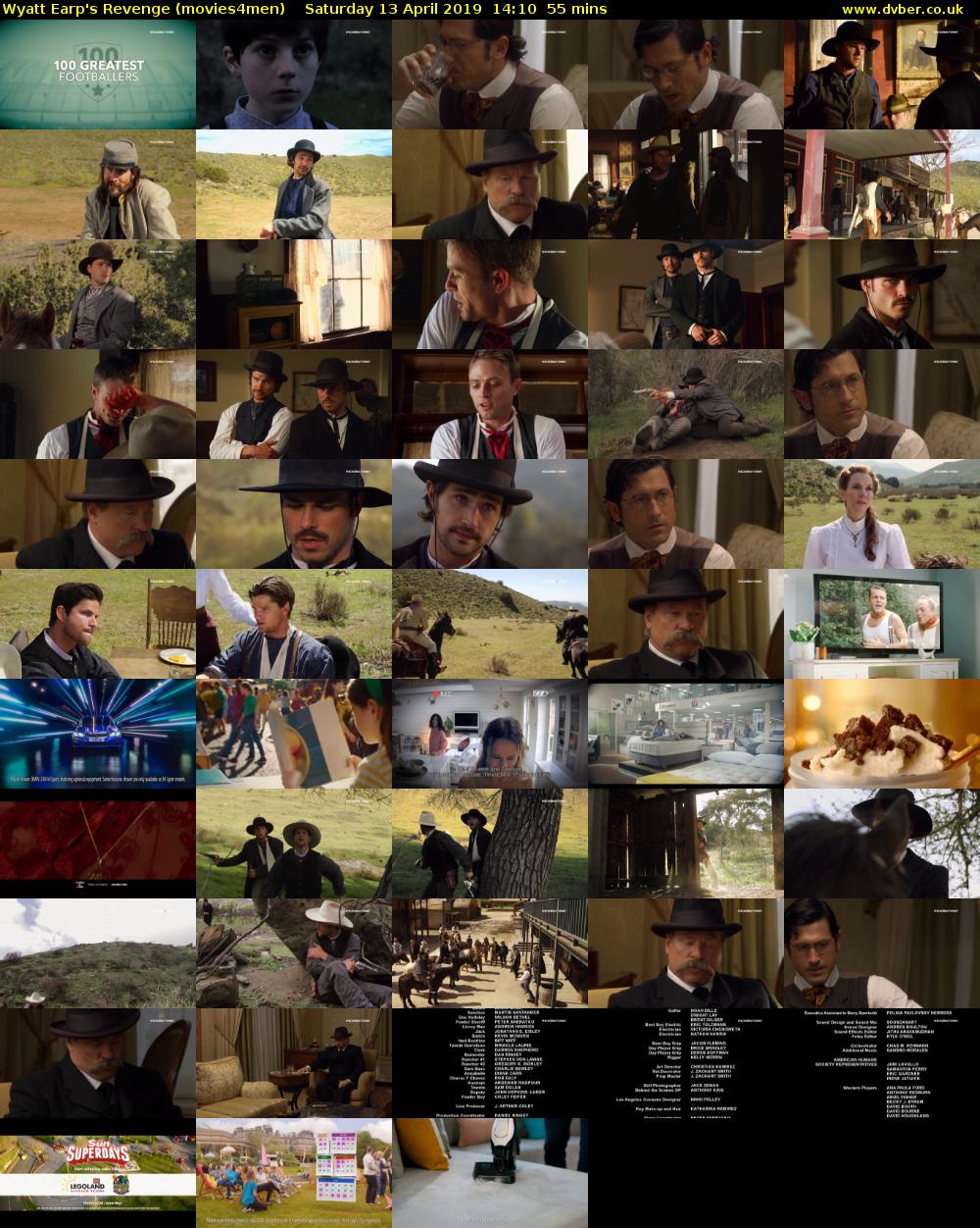 Wyatt Earp's Revenge (movies4men) Saturday 13 April 2019 14:10 - 15:05