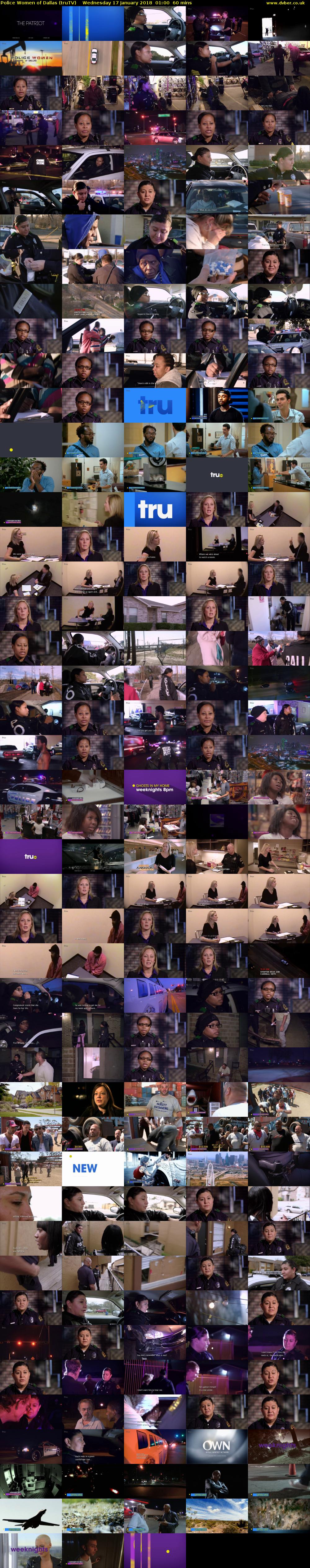 Police Women of Dallas (truTV) Wednesday 17 January 2018 01:00 - 02:00