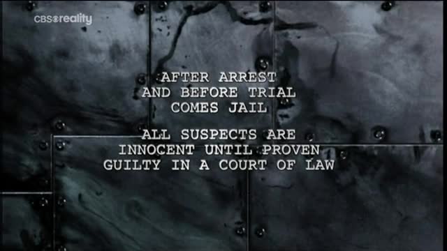 Intro title sequence for Jail|Theme from the US justice show