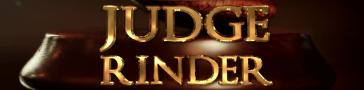 Programme banner for Judge Rinder