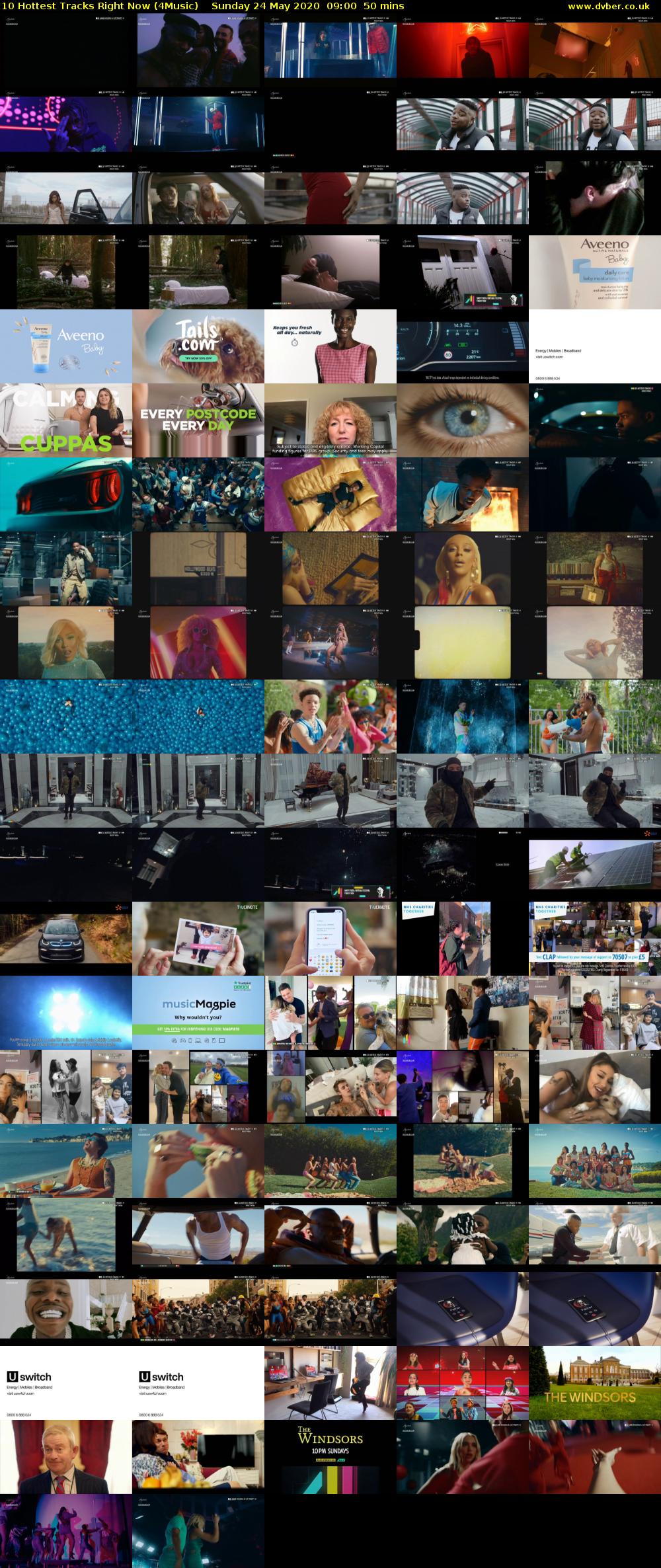 10 Hottest Tracks Right Now (4Music) Sunday 24 May 2020 09:00 - 09:50