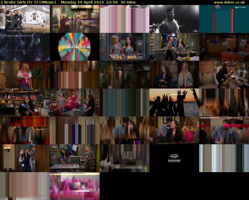 2 Broke Girls (Yr 5) (4Music) Monday 29 April 2019 22:50 - 23:20