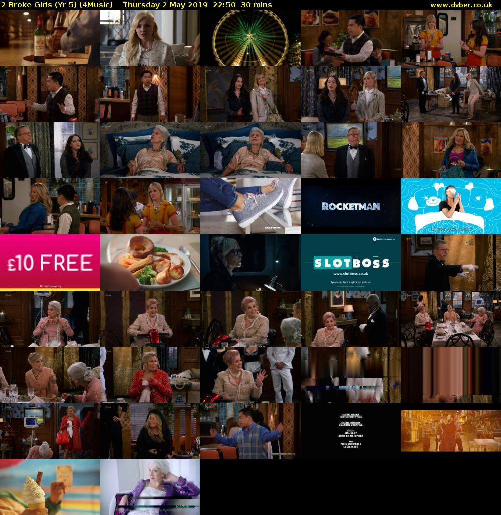 2 Broke Girls (Yr 5) (4Music) Thursday 2 May 2019 22:50 - 23:20