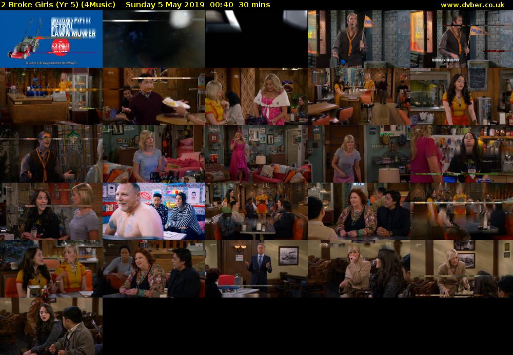 2 Broke Girls (Yr 5) (4Music) Sunday 5 May 2019 00:40 - 01:10