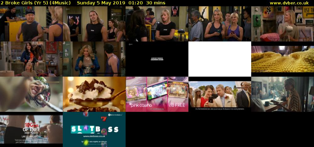2 Broke Girls (Yr 5) (4Music) Sunday 5 May 2019 01:20 - 01:50