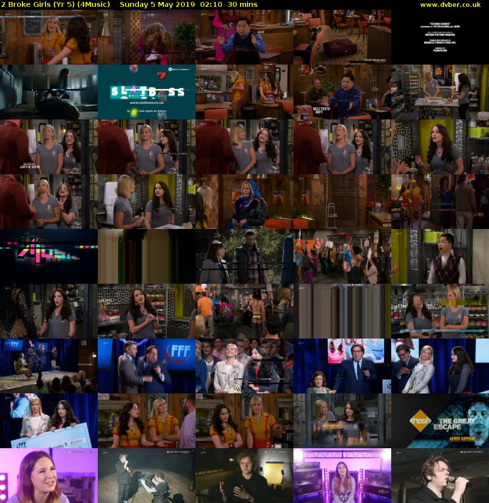 2 Broke Girls (Yr 5) (4Music) Sunday 5 May 2019 02:10 - 02:40