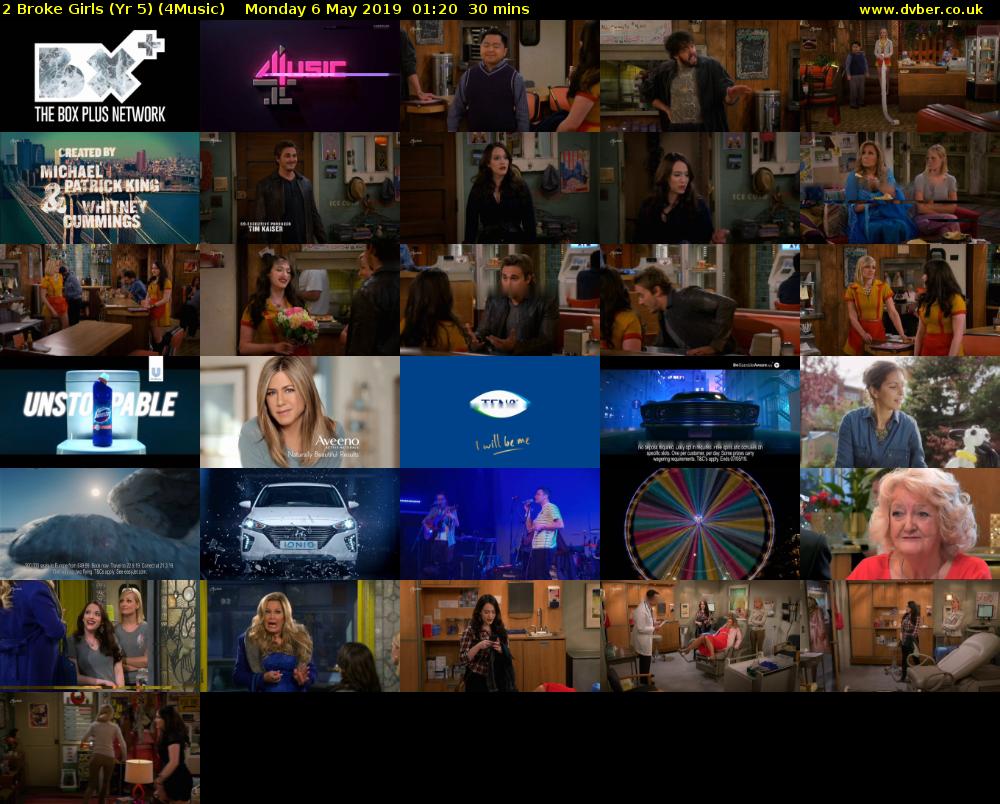 2 Broke Girls (Yr 5) (4Music) Monday 6 May 2019 01:20 - 01:50