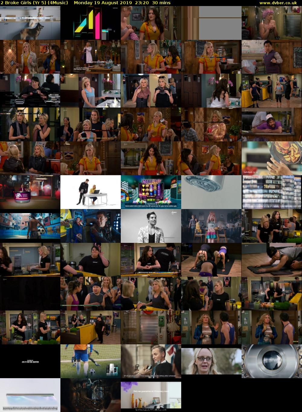 2 Broke Girls (Yr 5) (4Music) Monday 19 August 2019 23:20 - 23:50