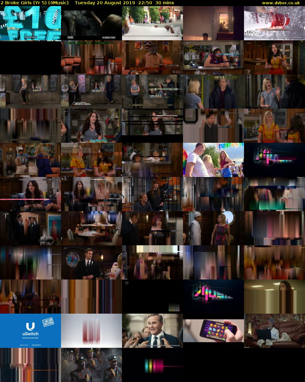 2 Broke Girls (Yr 5) (4Music) Tuesday 20 August 2019 22:50 - 23:20