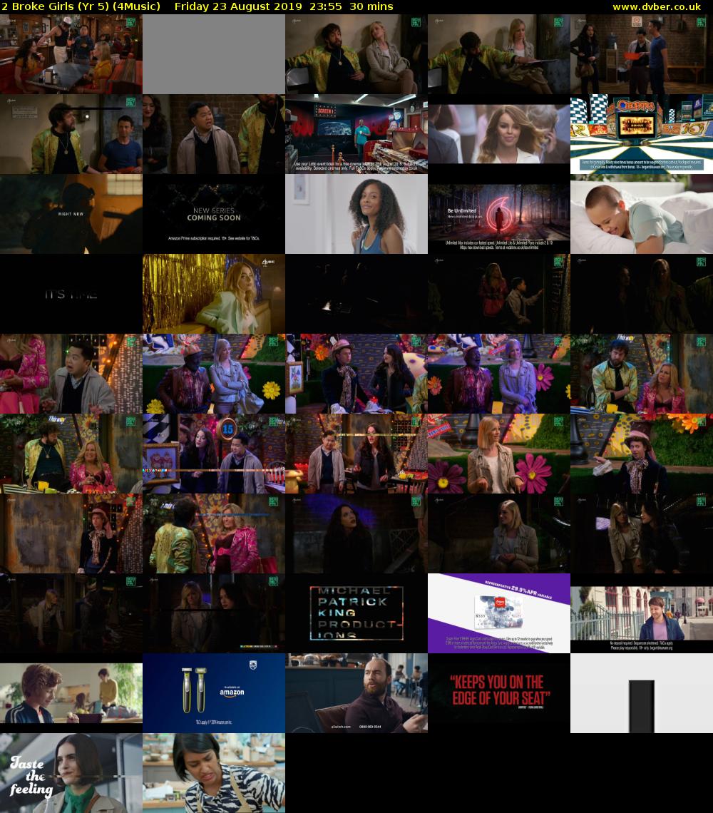 2 Broke Girls (Yr 5) (4Music) Friday 23 August 2019 23:55 - 00:25