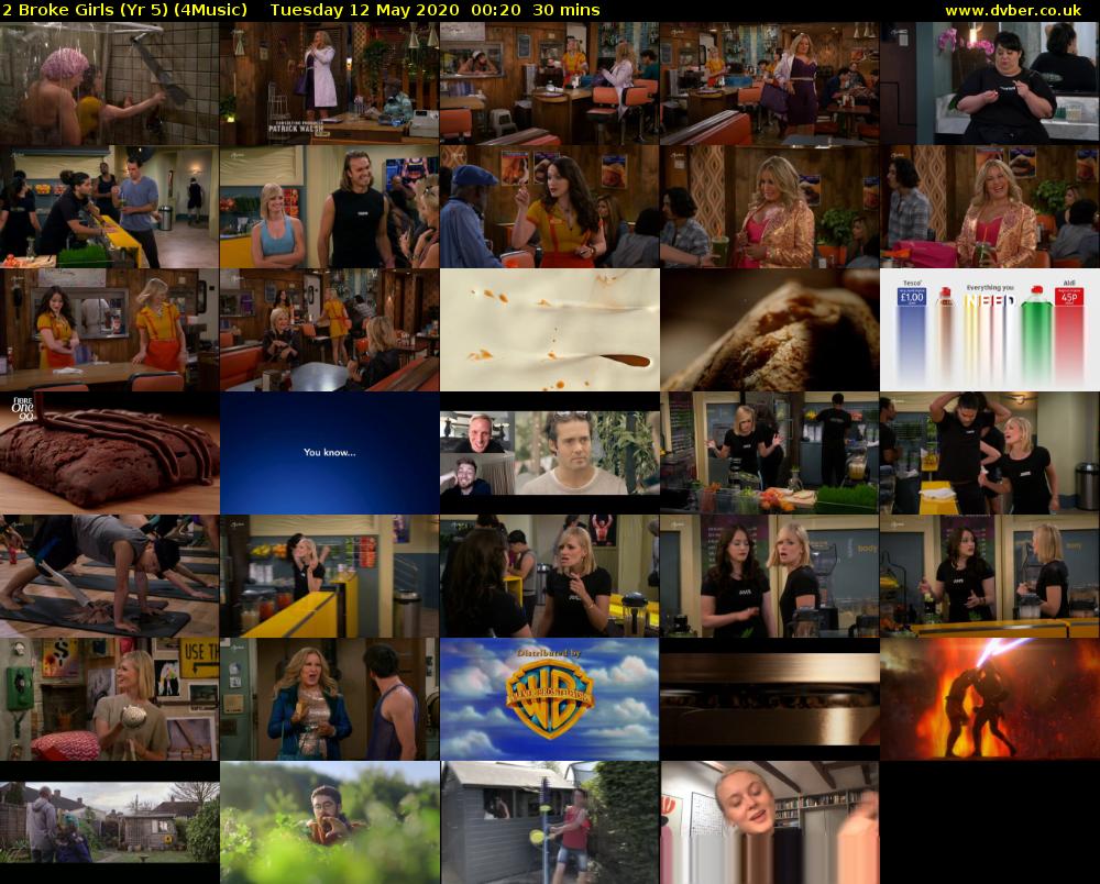 2 Broke Girls (Yr 5) (4Music) Tuesday 12 May 2020 00:20 - 00:50