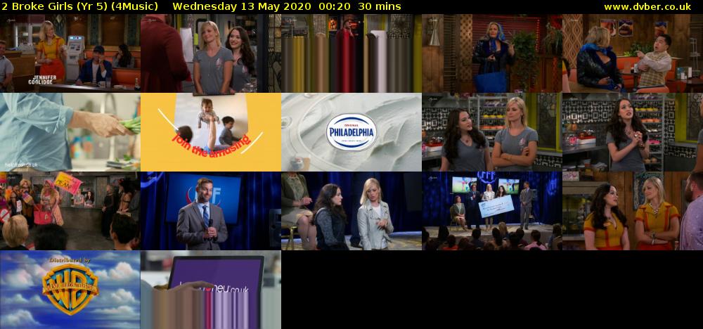 2 Broke Girls (Yr 5) (4Music) Wednesday 13 May 2020 00:20 - 00:50
