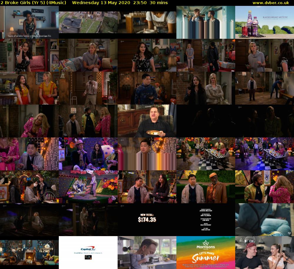 2 Broke Girls (Yr 5) (4Music) Wednesday 13 May 2020 23:50 - 00:20