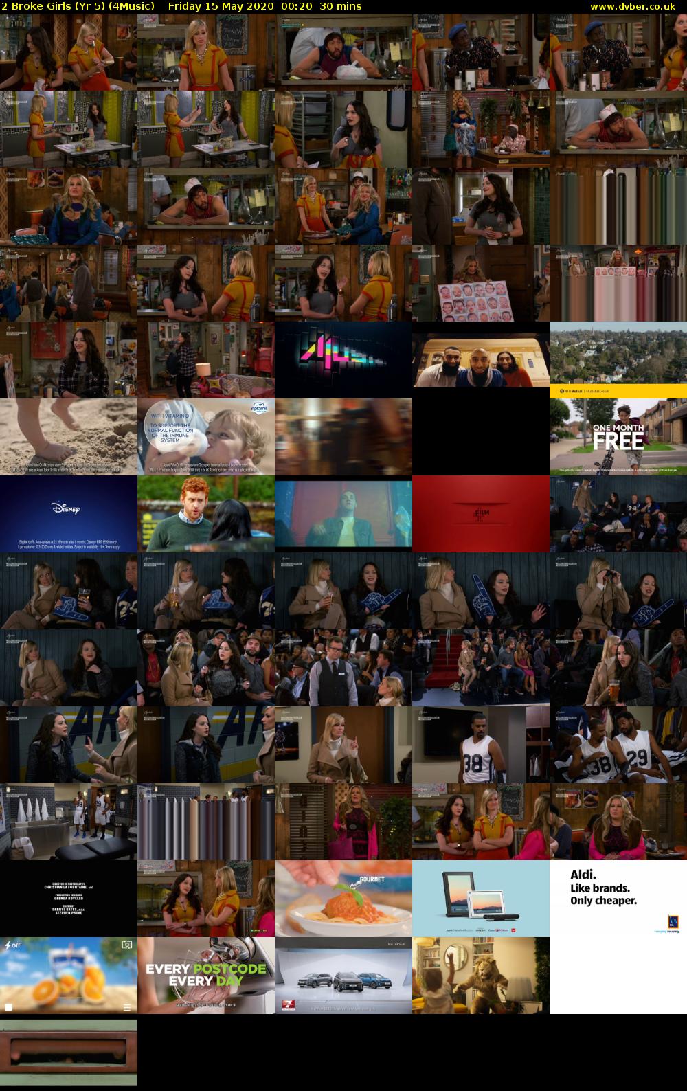 2 Broke Girls (Yr 5) (4Music) Friday 15 May 2020 00:20 - 00:50