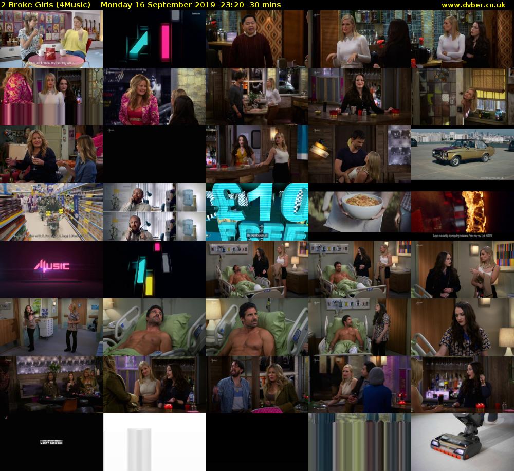 2 Broke Girls (4Music) Monday 16 September 2019 23:20 - 23:50