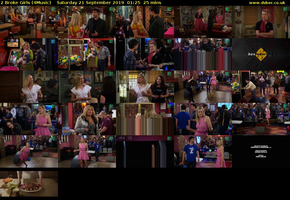 2 Broke Girls (4Music) Saturday 21 September 2019 01:25 - 01:50