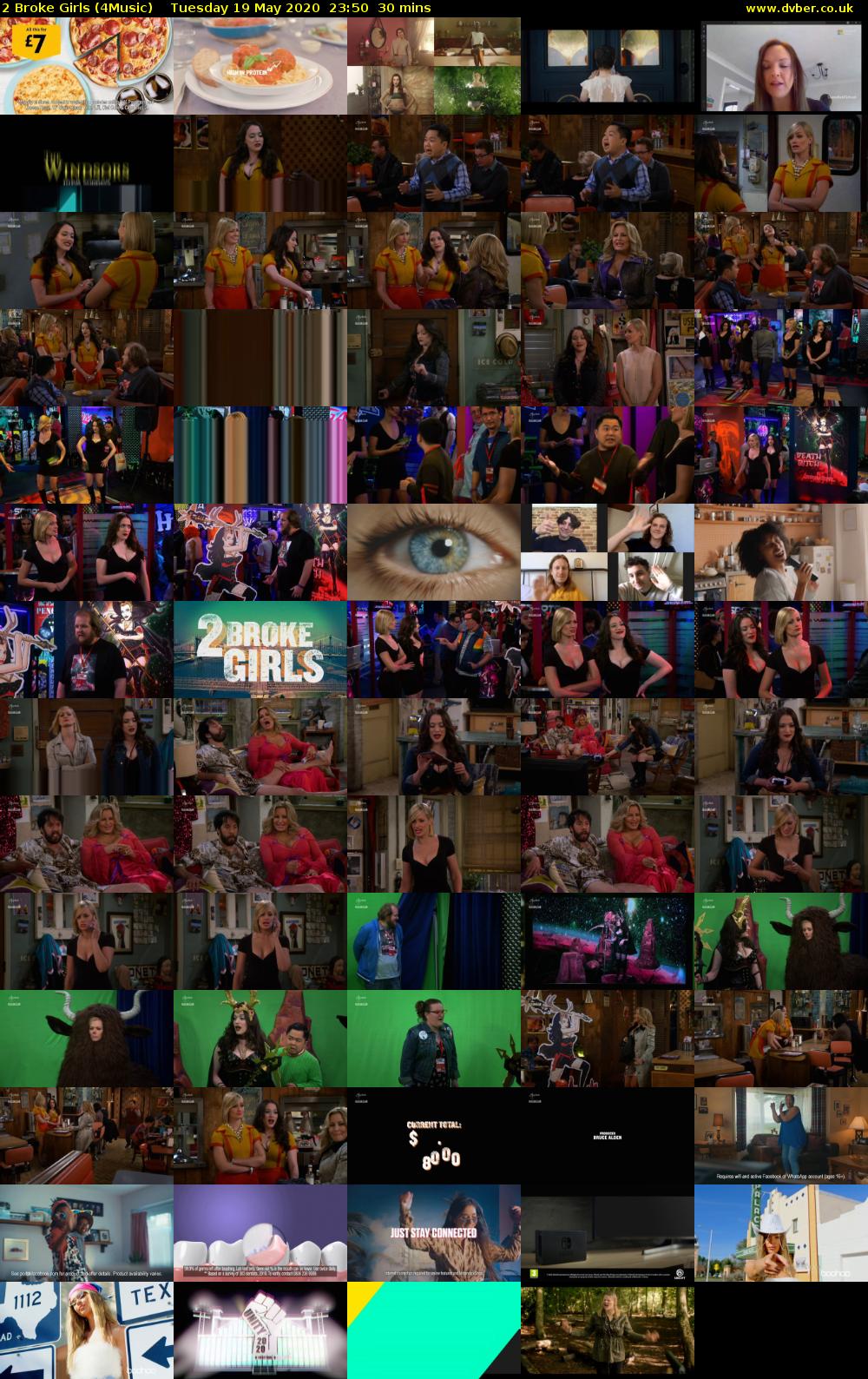 2 Broke Girls (4Music) Tuesday 19 May 2020 23:50 - 00:20