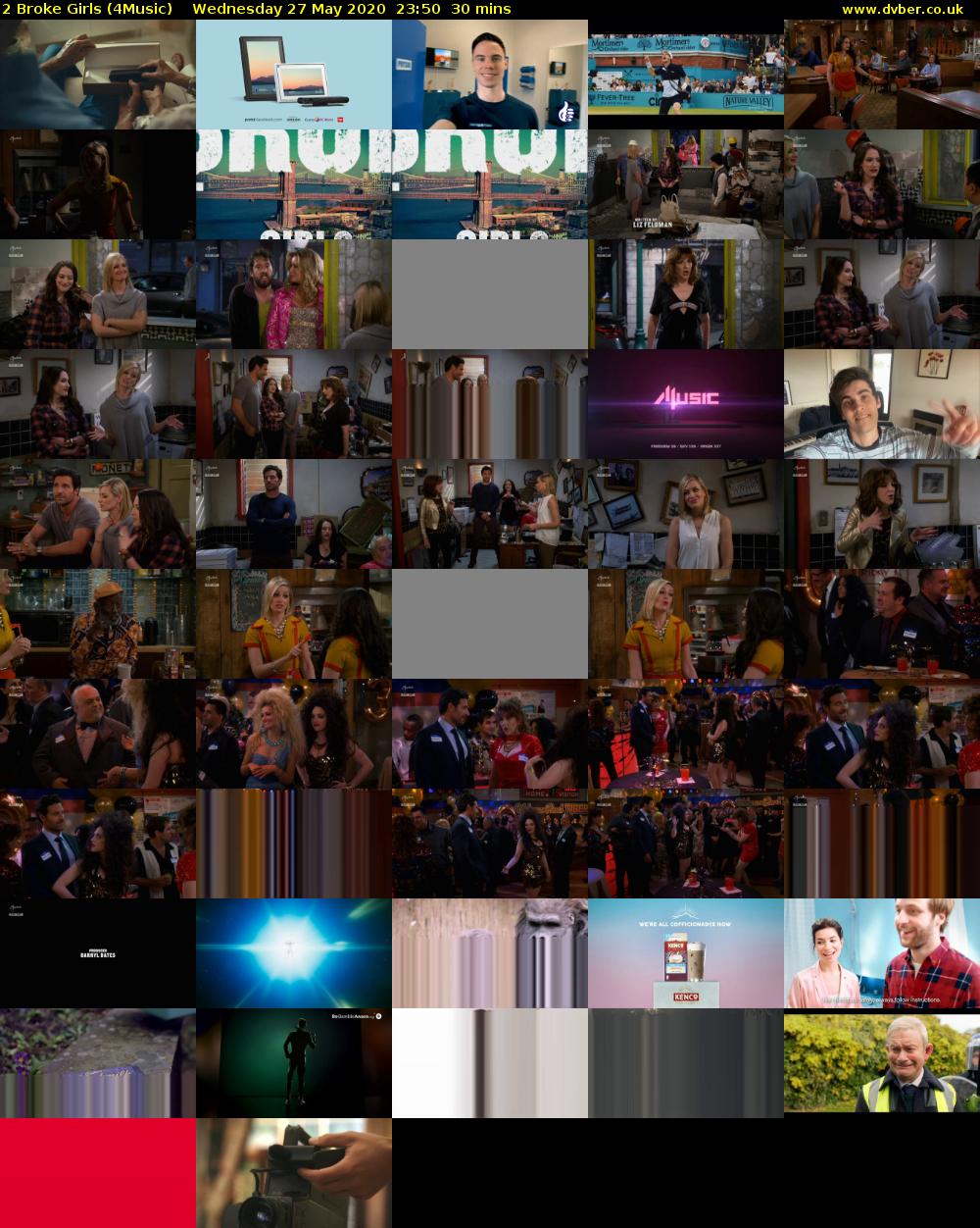 2 Broke Girls (4Music) Wednesday 27 May 2020 23:50 - 00:20