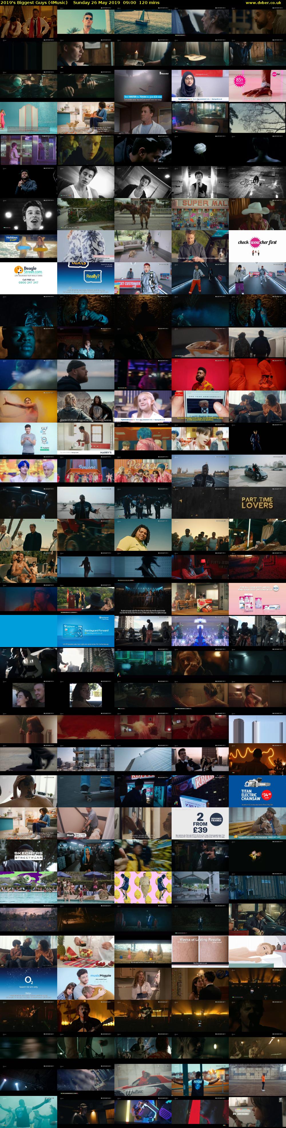 2019's Biggest Guys (4Music) Sunday 26 May 2019 09:00 - 11:00