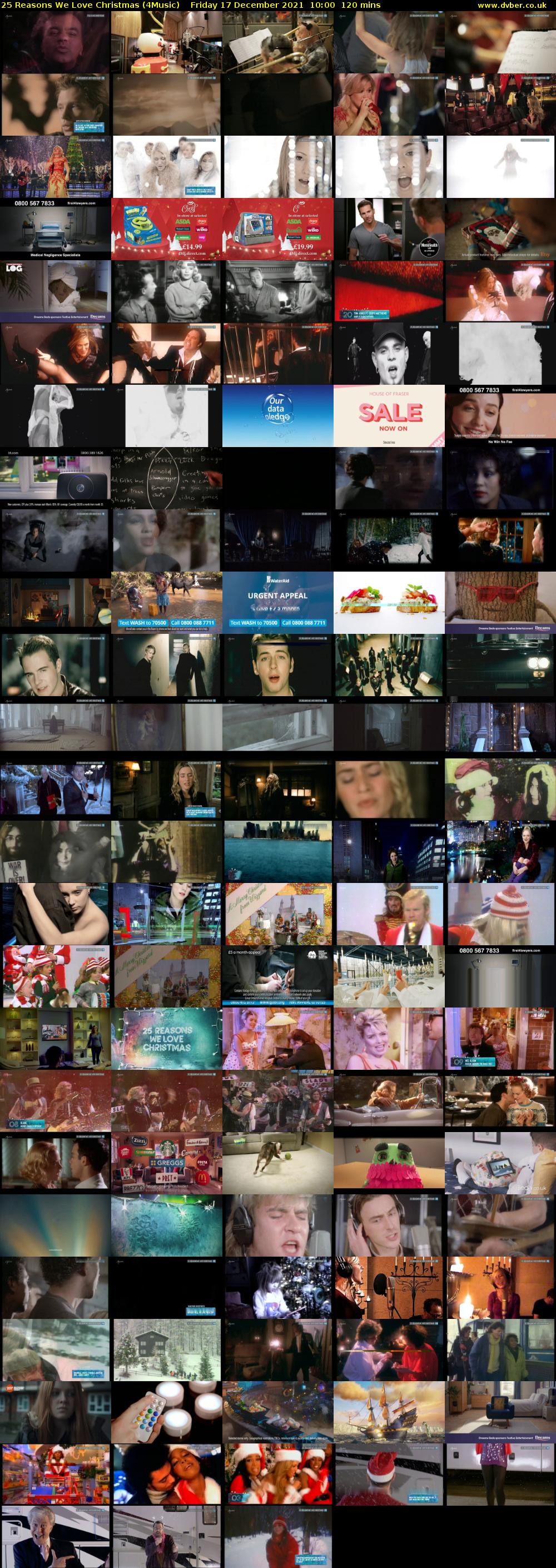 25 Reasons We Love Christmas (4Music) Friday 17 December 2021 10:00 - 12:00