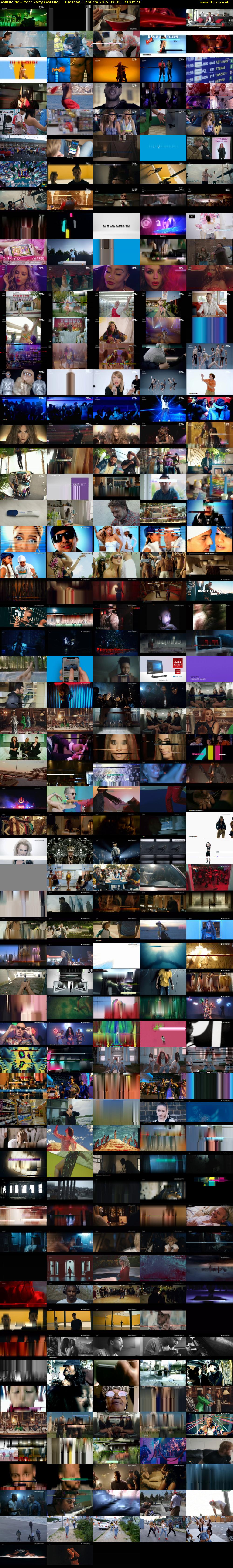 4Music New Year Party (4Music) Tuesday 1 January 2019 00:00 - 03:30