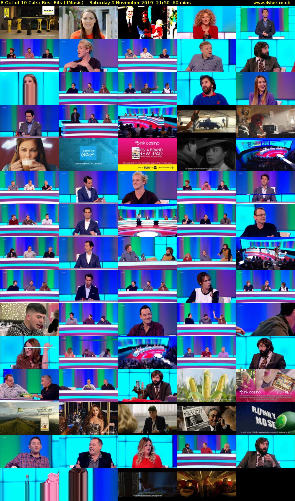 8 Out of 10 Cats: Best Bits (4Music) Saturday 9 November 2019 21:50 - 22:50