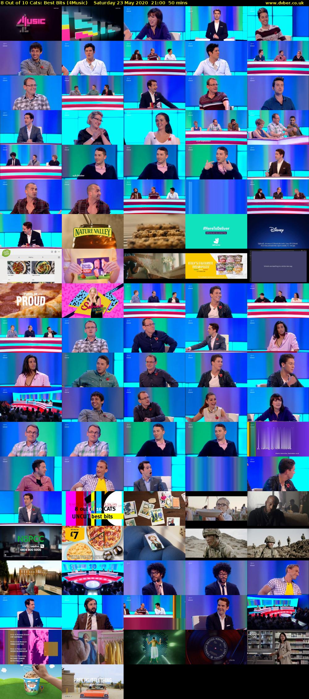 8 Out of 10 Cats: Best Bits (4Music) Saturday 23 May 2020 21:00 - 21:50