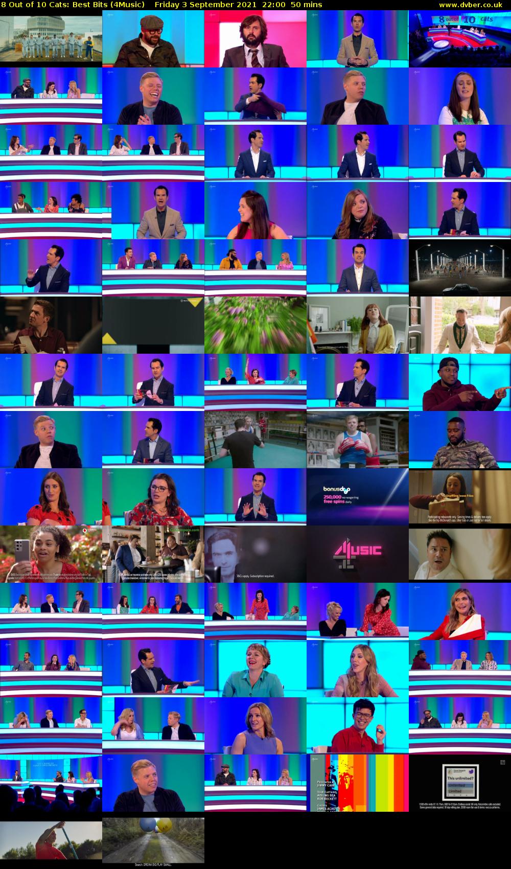 8 Out of 10 Cats: Best Bits (4Music) Friday 3 September 2021 23:00 - 23:50