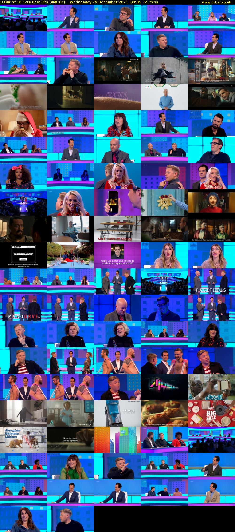 8 Out of 10 Cats Best Bits (4Music) Wednesday 29 December 2021 00:05 - 01:00
