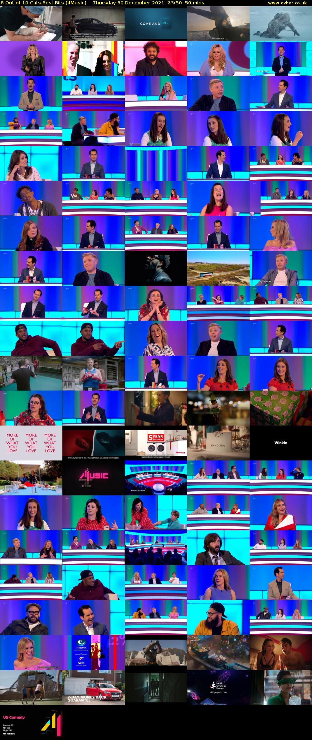 8 Out of 10 Cats Best Bits (4Music) Thursday 30 December 2021 23:50 - 00:40