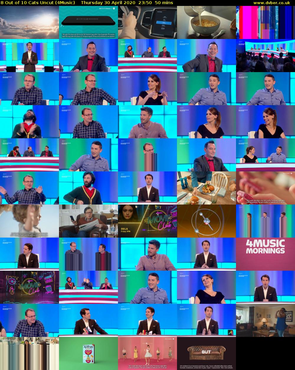 8 Out of 10 Cats Uncut (4Music) Thursday 30 April 2020 23:50 - 00:40