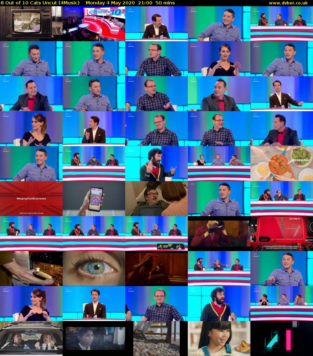 8 Out of 10 Cats Uncut (4Music) Monday 4 May 2020 21:00 - 21:50