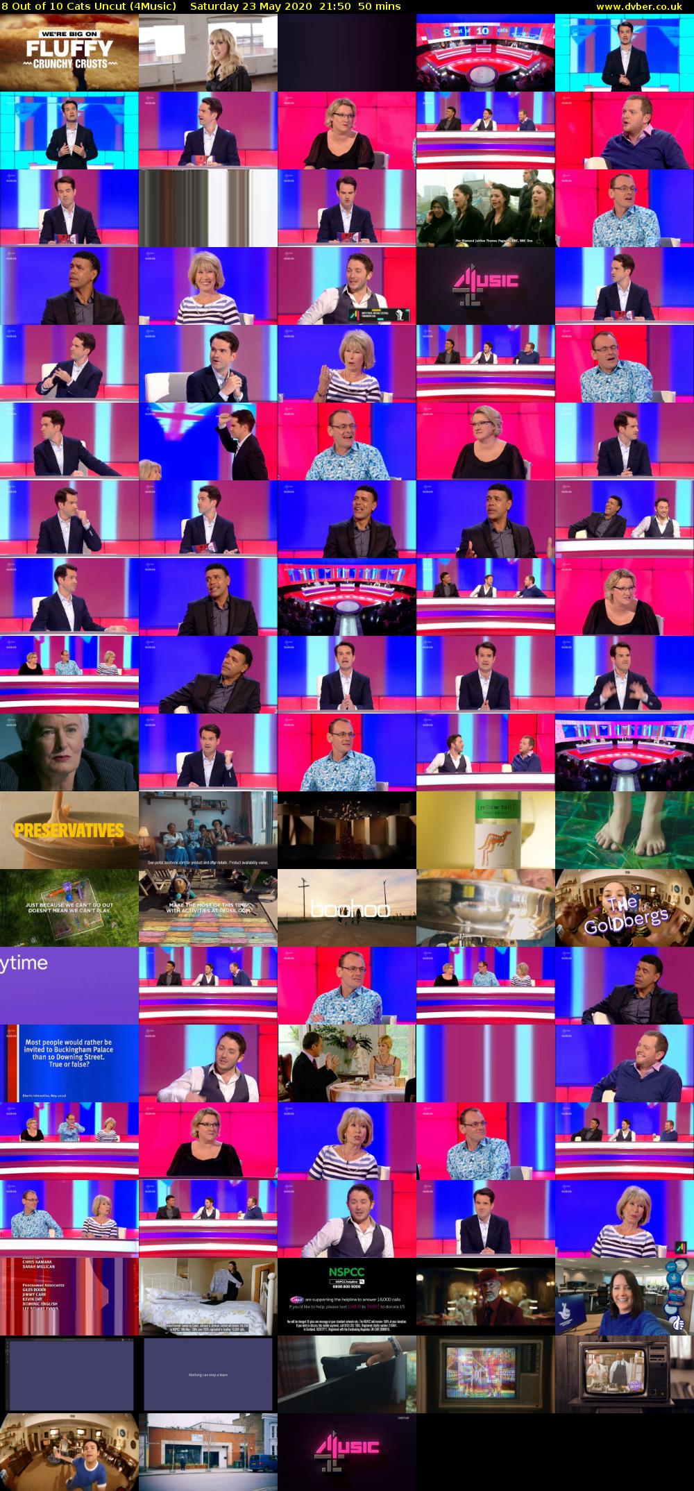 8 Out of 10 Cats Uncut (4Music) Saturday 23 May 2020 21:50 - 22:40