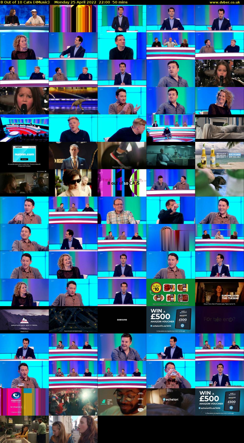 8 Out of 10 Cats (4Music) Monday 25 April 2022 22:00 - 22:50