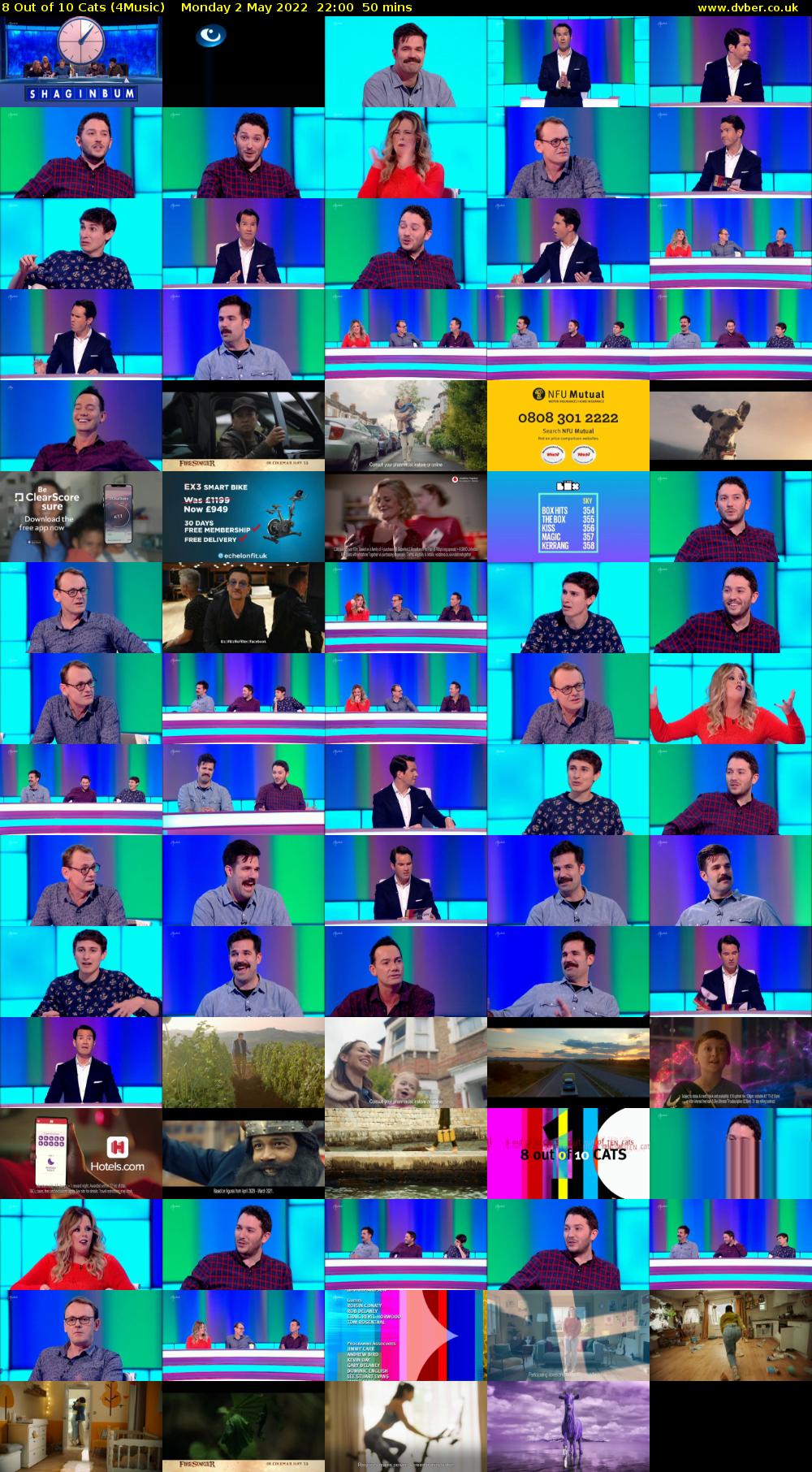 8 Out of 10 Cats (4Music) Monday 2 May 2022 22:00 - 22:50