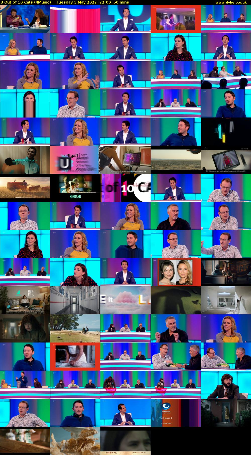 8 Out of 10 Cats (4Music) Tuesday 3 May 2022 22:00 - 22:50