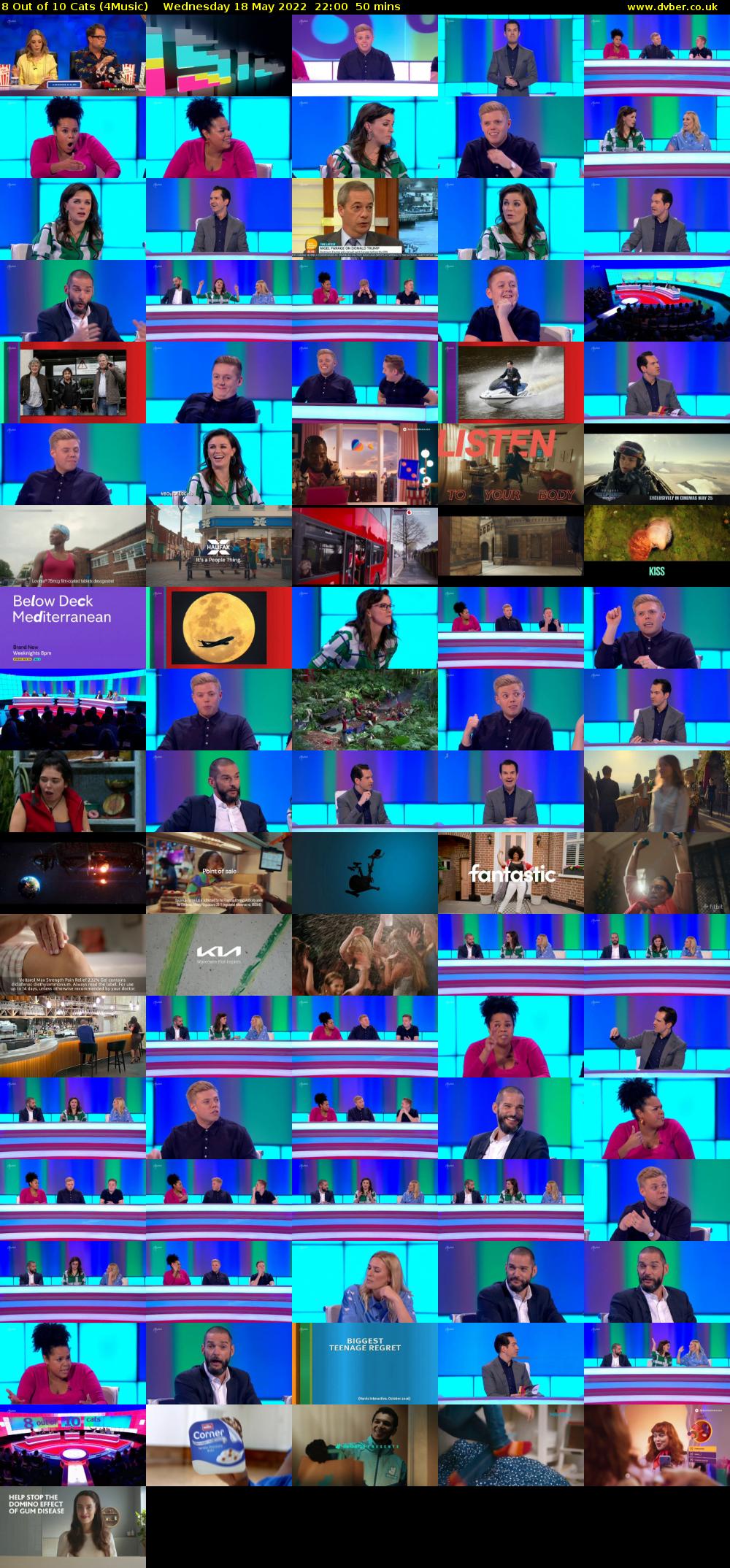 8 Out of 10 Cats (4Music) Wednesday 18 May 2022 22:00 - 22:50