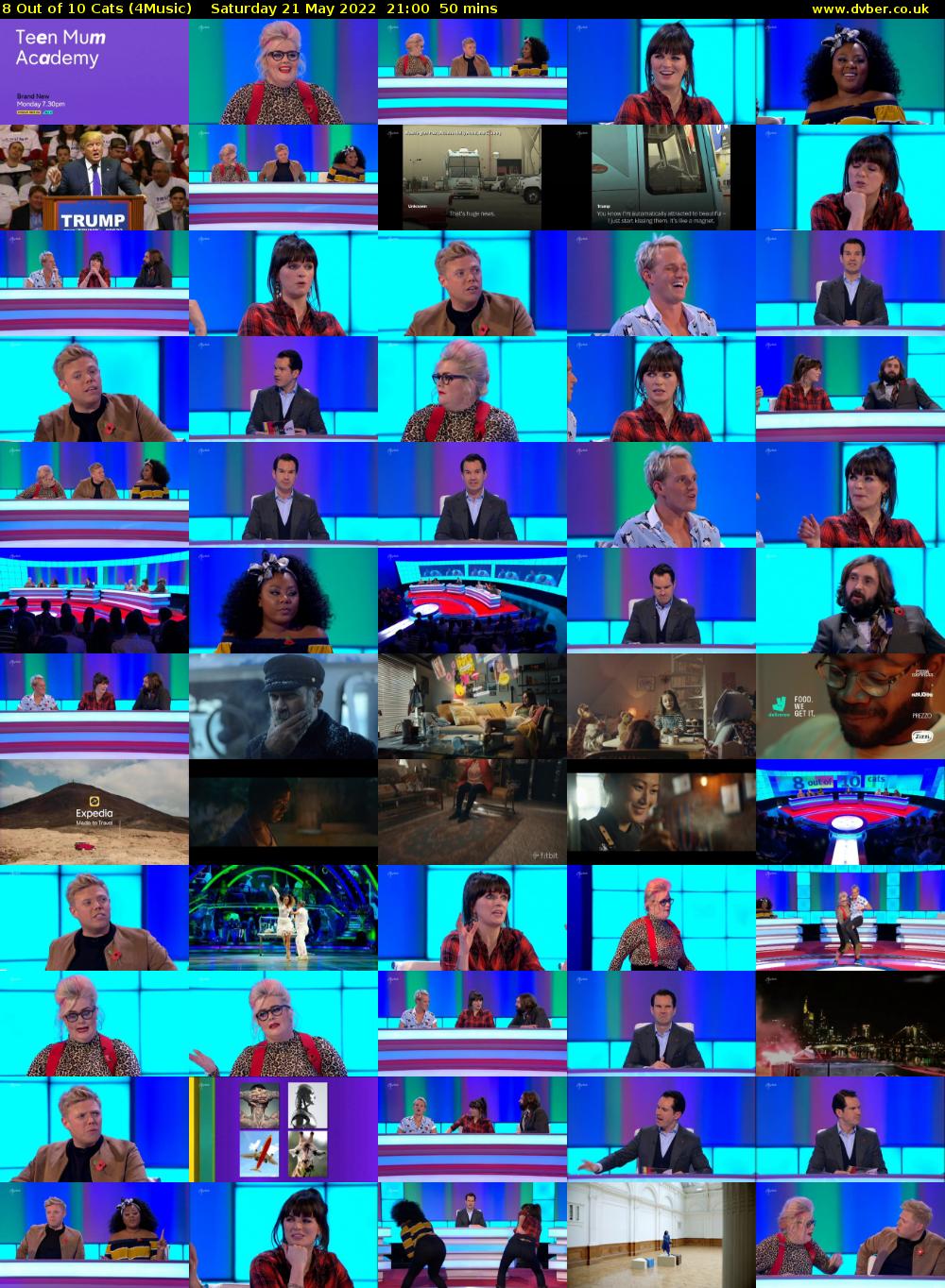 8 Out of 10 Cats (4Music) Saturday 21 May 2022 21:00 - 21:50