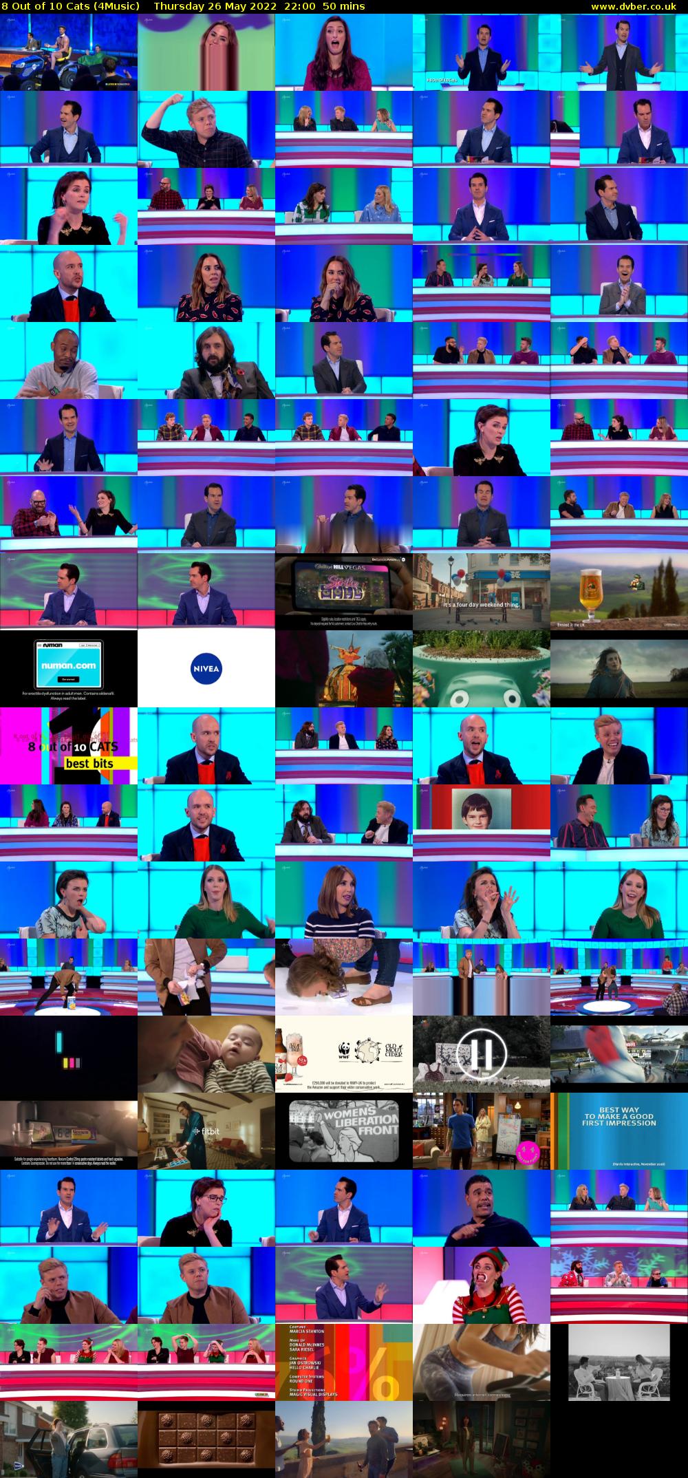 8 Out of 10 Cats (4Music) Thursday 26 May 2022 22:00 - 22:50