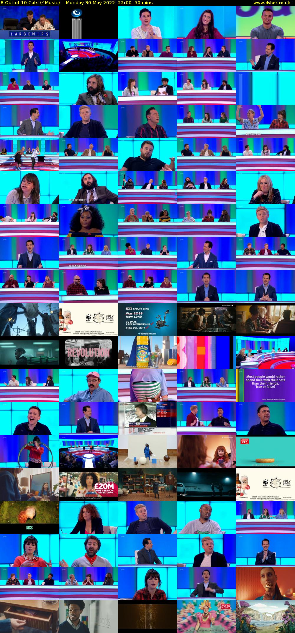 8 Out of 10 Cats (4Music) Monday 30 May 2022 22:00 - 22:50