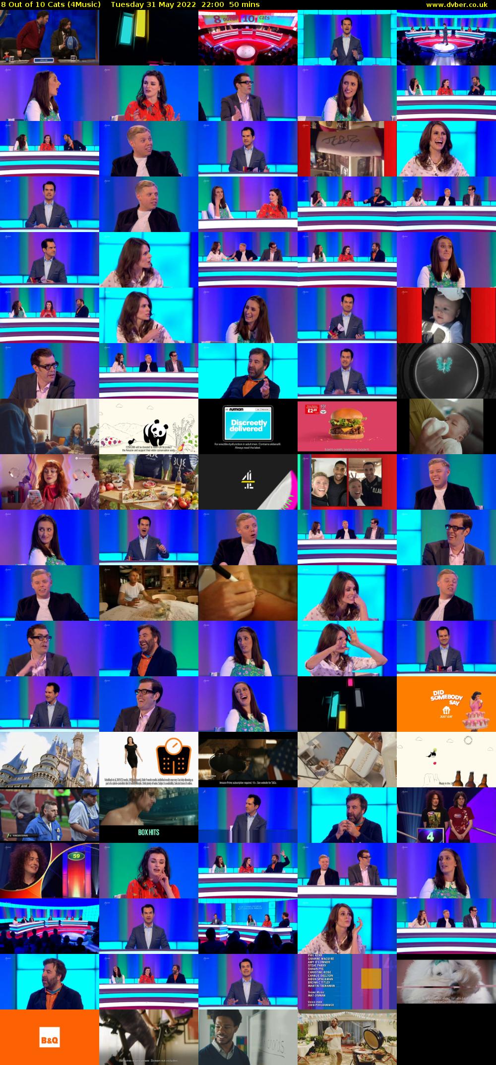 8 Out of 10 Cats (4Music) Tuesday 31 May 2022 22:00 - 22:50