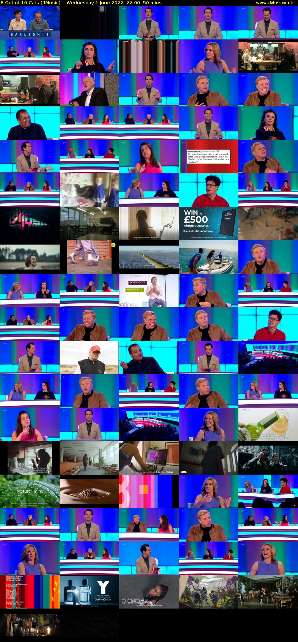8 Out of 10 Cats (4Music) Wednesday 1 June 2022 22:00 - 22:50